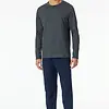 Schiesser heren pyjama extra lang - Antraciet - Casual Essentials