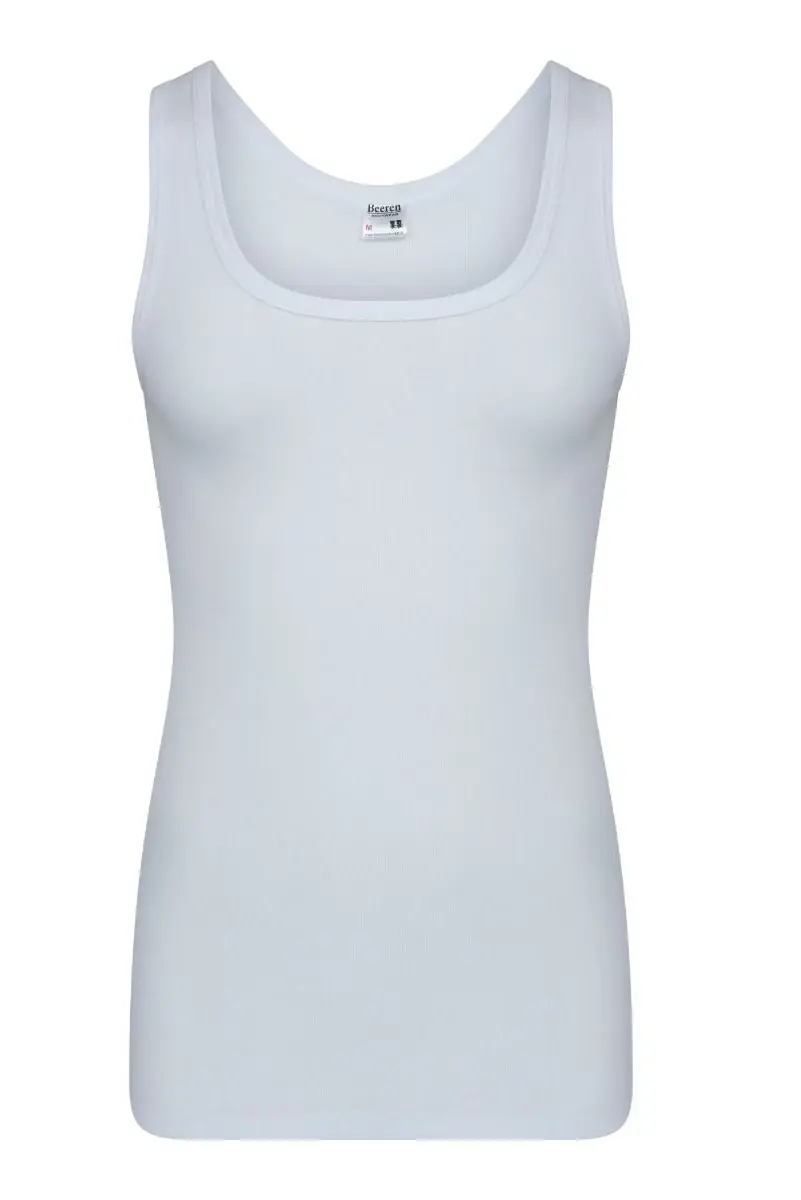 Beeren extra lang heren hemd - singlet - wit - Onderhemd mannen - 100% katoen Beeren extra lang heren hemd - singlet - wit - Onderhemd mannen - 100% katoen