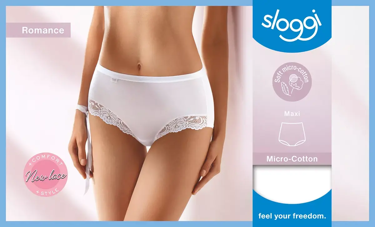 Sloggi Romance Maxi - Kanten dames taille slip