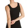 Ten Cate dames singlet / Hemd - 32286 - Biologisch katoenen onderhemd - Brede bandjes - Wit - Zwart - Huidskleur