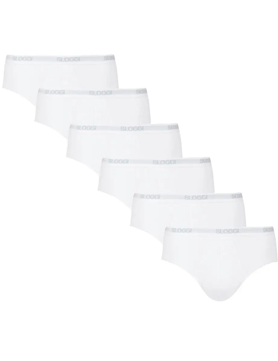 Sloggi 6-pak Basic Midi heren slips - Multipack - Voordeelverpakking - Aanbieding Sloggi 6-pak Basic Midi heren slips - Multipack - Voordeelverpakking - Aanbieding