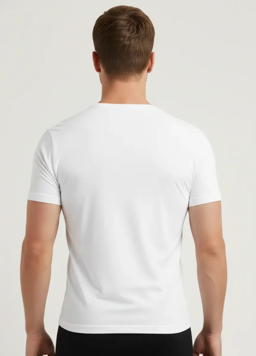 Beeren ondergoed heren T-shirt korte mouw - M3000 - Ondershirt mannen - Slim Fit - Ronde hals - wit, zwart, blauw