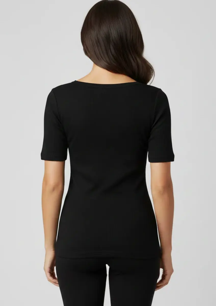 Ten Cate dames thermo shirt korte mouw - Kant - Warm thermo ondergoed dames - Diepe hals Ten Cate dames thermo shirt korte mouw - Kant - Warm thermo ondergoed dames - Diepe hals