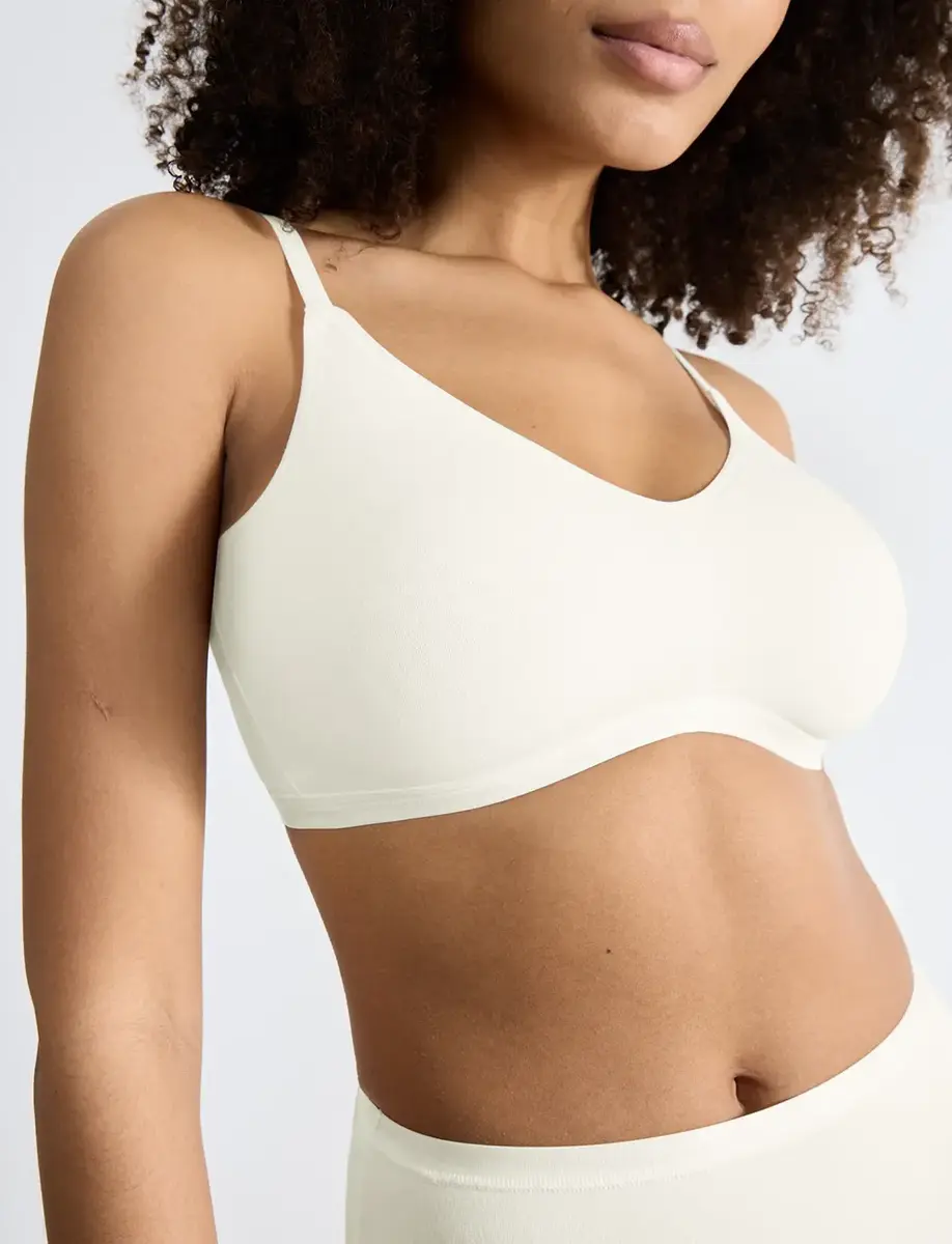 Sloggi Katoenen soft Bh zonder beugel - Daily Cotton soft bra - Biologisch katoenen bralette met sluiting