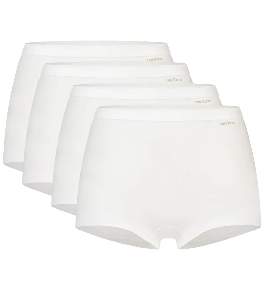 Ten Cate 4-pack Basic dames Shorts Organic - 32419 - Biologisch katoenen ten caten ondergoed dames boxerhorts- Wit - zwart - huidskleur Ten Cate 4-pack Basic dames Shorts Organic - 32419 - Biologisch katoenen ten caten ondergoed dames boxerhorts- Wit - zwart - huidskleur