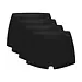 Ten Cate 4-pack Basic dames Shorts Organic - 32419 - Biologisch katoenen ten caten ondergoed dames boxerhorts- Wit - zwart - huidskleur - Zwart