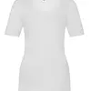 Ten Cate dames thermo shirt korte mouw - Kant - Warm thermo ondergoed dames - Diepe hals