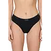 Racky dames heupslip ( Highleg mini ) - Katoenen vrouwen midi slip - Zwart