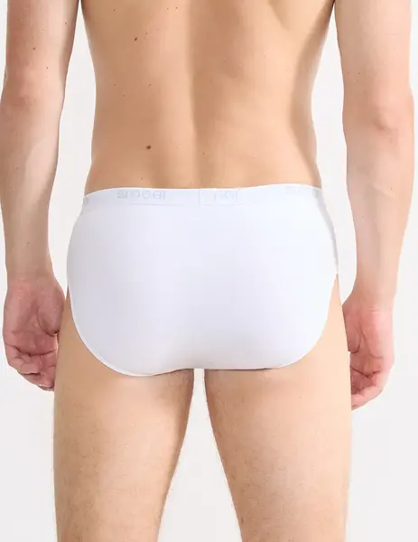 Sloggi 2-pak Basic Midi heren slips - Heup slips mannen - Katoenen onderbroek - Sloggi heren ondergoed