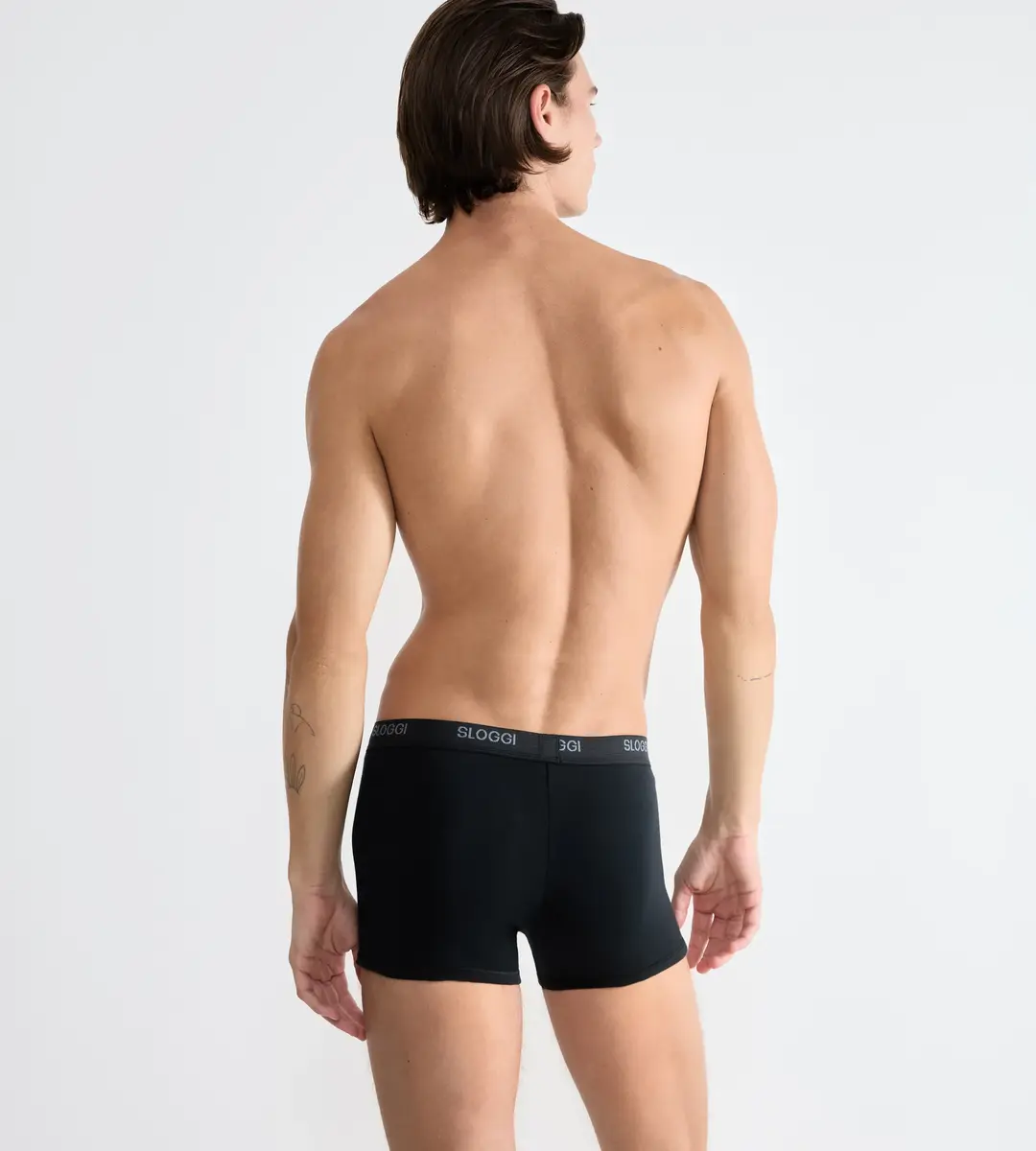 Sloggi 2-pak Basic boxershort heren - Heren onderbroek kort pijpje - Sloggi heren ondergoed