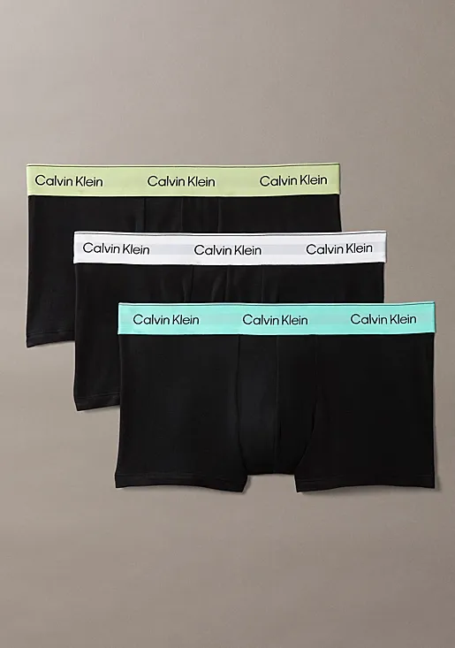 Calvin Klein 3-Pack Low Rise Trunks - Icon Cotton Stretch