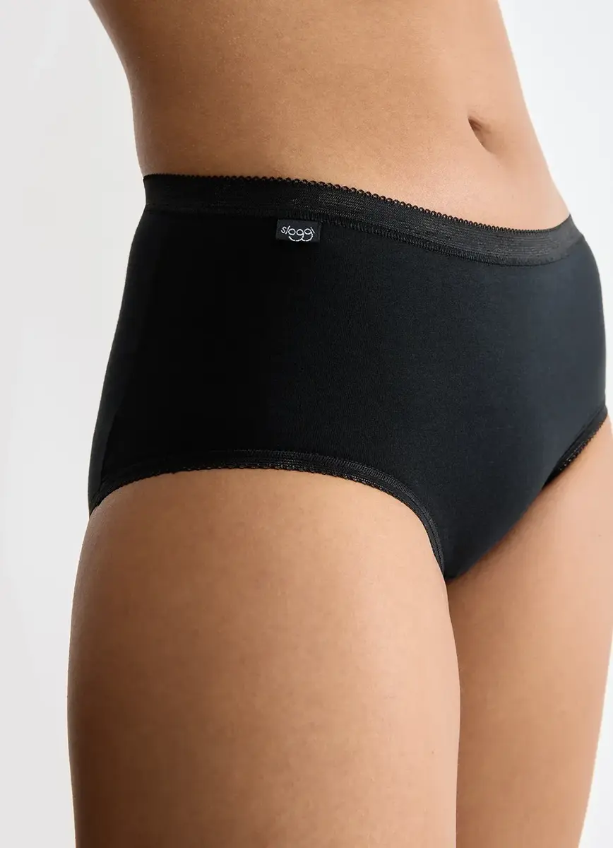 Sloggi 4-pack Basic Midi - dames heup slips (3+1 Gratis) - Heup slips vrouwen - katoenen Sloggi onderbroeken dames Sloggi 4-pack Basic Midi - dames heup slips (3+1 Gratis) - Heup slips vrouwen - katoenen Sloggi onderbroeken dames