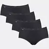 Sloggi 4-pack Basic Midi - dames heup slips (3+1 Gratis) - Heup slips vrouwen - katoenen Sloggi onderbroeken dames