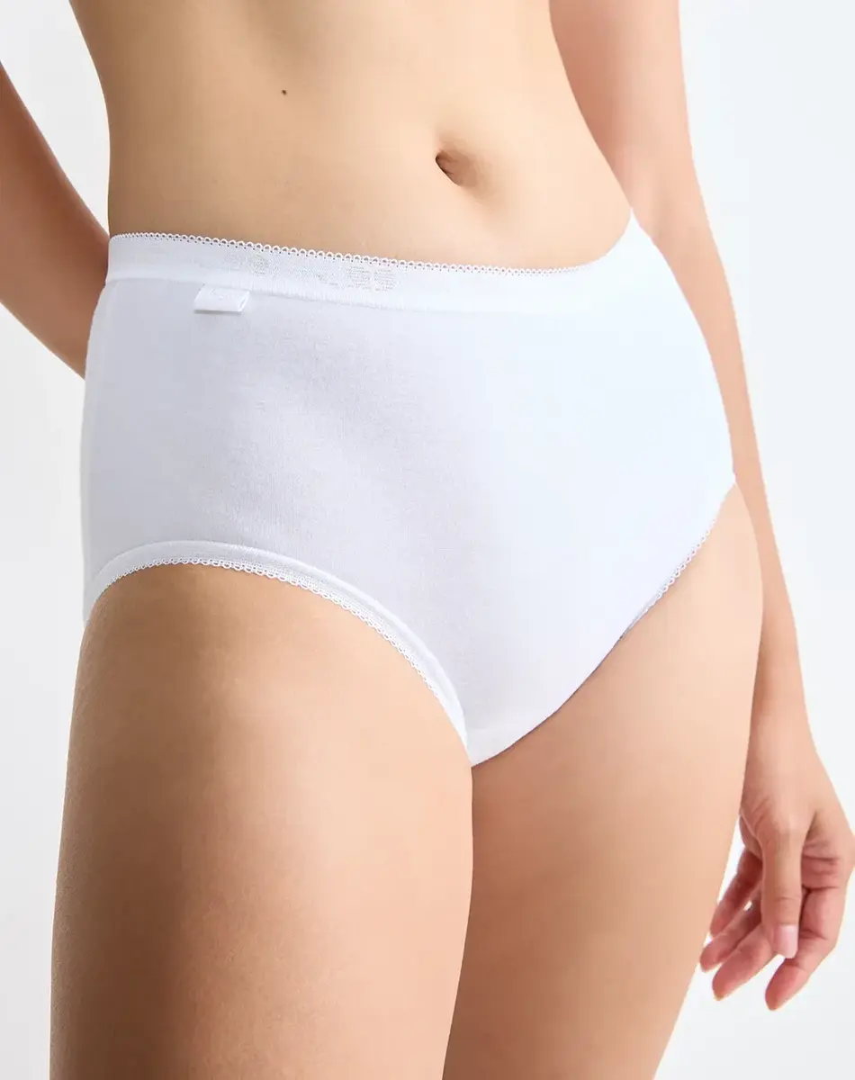 Sloggi 4-pack Basic Midi - dames heup slips (3+1 Gratis) - Heup slips vrouwen - katoenen Sloggi onderbroeken dames Sloggi 4-pack Basic Midi - dames heup slips (3+1 Gratis) - Heup slips vrouwen - katoenen Sloggi onderbroeken dames