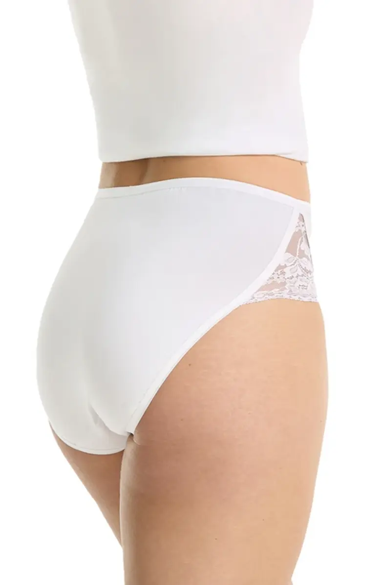 Ten Cate High Leg lace slip dames - Kant - 32292 - Hoog opgesneden kanten dames taille slip - Biologisch katoen - Onderbroek Ten Cate High Leg lace slip dames - Kant - 32292 - Hoog opgesneden kanten dames taille slip - Biologisch katoen - Onderbroek