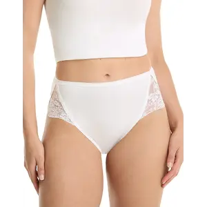 Ten Cate High Leg lace slip dames - Kant - 32292 - Hoog opgesneden kanten dames taille slip - Biologisch katoen - Onderbroek Ten Cate High Leg lace slip dames - Kant - 32292 - Hoog opgesneden kanten dames taille slip - Biologisch katoen - Onderbroek