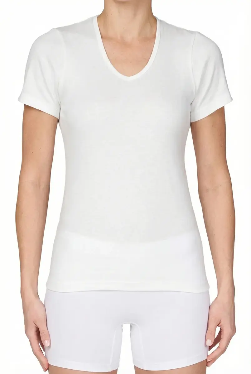 Beeren dames thermo shirt korte mouw - Thermisch - Warm Thermo kleding dames - Lage hals