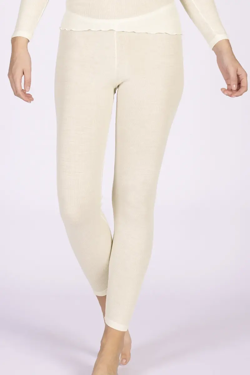 Nina von C dames Wollen legging / Thermo broek - Merino wollen thermisch lange onderbroek Nina von C dames Wollen legging / Thermo broek - Merino wollen thermisch lange onderbroek