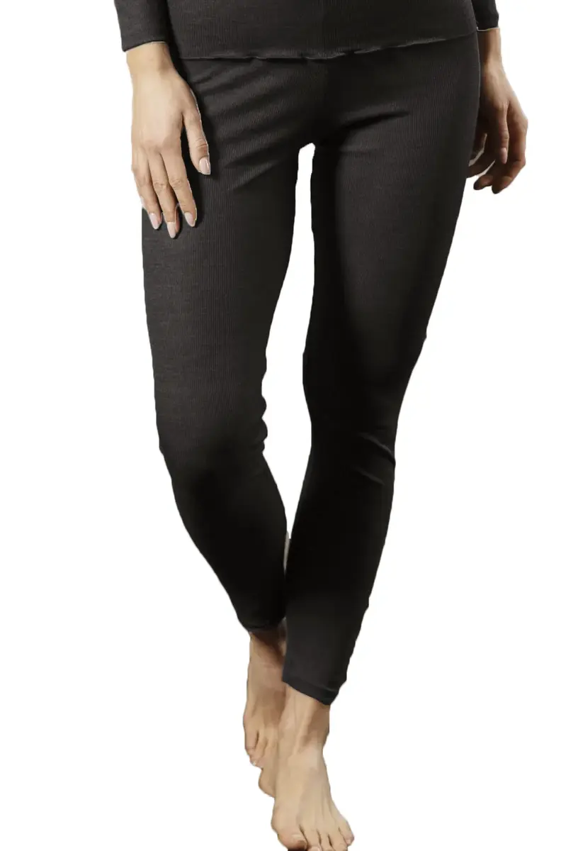 Nina von C dames Wollen legging / Thermo broek - Merino wollen thermisch lange onderbroek