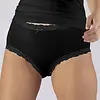 Nina von C 3-pack dames Taille slips - Kanten modal dames onderbroek - Katoenen kruisje
