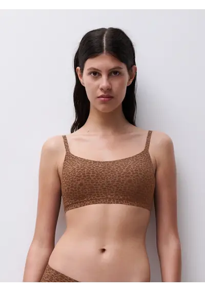 Chantelle bralette met vulling - Soft Stretch - Padded Bralette -Wild Brown