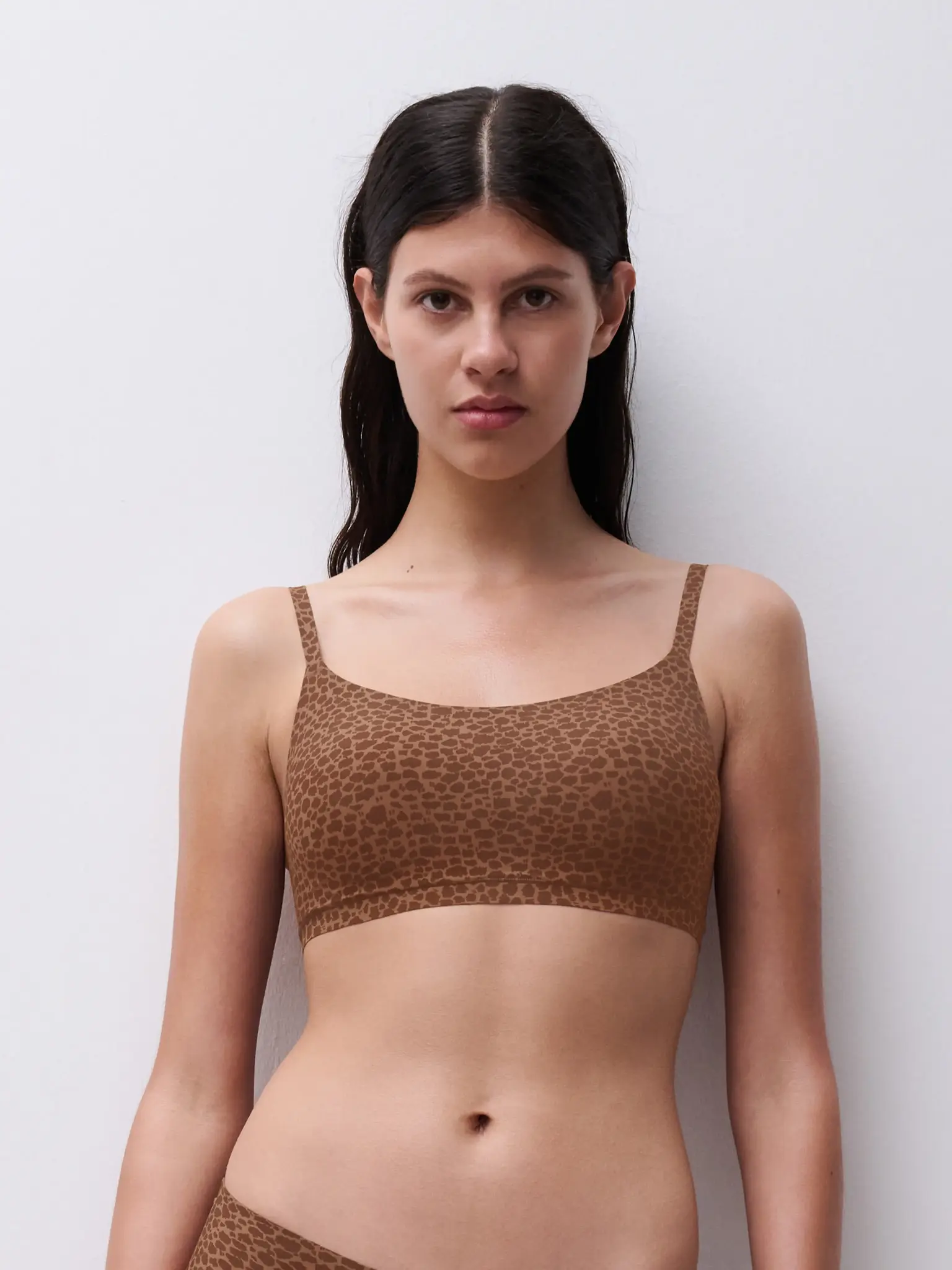 Chantelle bralette met vulling - Soft Stretch - Padded Bralette -Wild Brown
