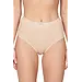 Racky ondergoed dames Taille slip - Betaalbare hoge dames onderbroek katoen - Huidskleur