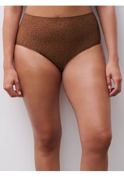 Chantelle naadloze taille slip - Soft Stretch - High waist brief  - Wild Brown