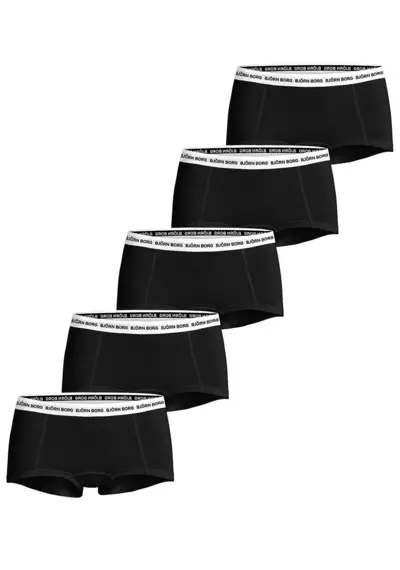 Bjorn Borg 5-pack dames boxershort- Classic Bjorn Borg 5-pack dames boxershort- Classic