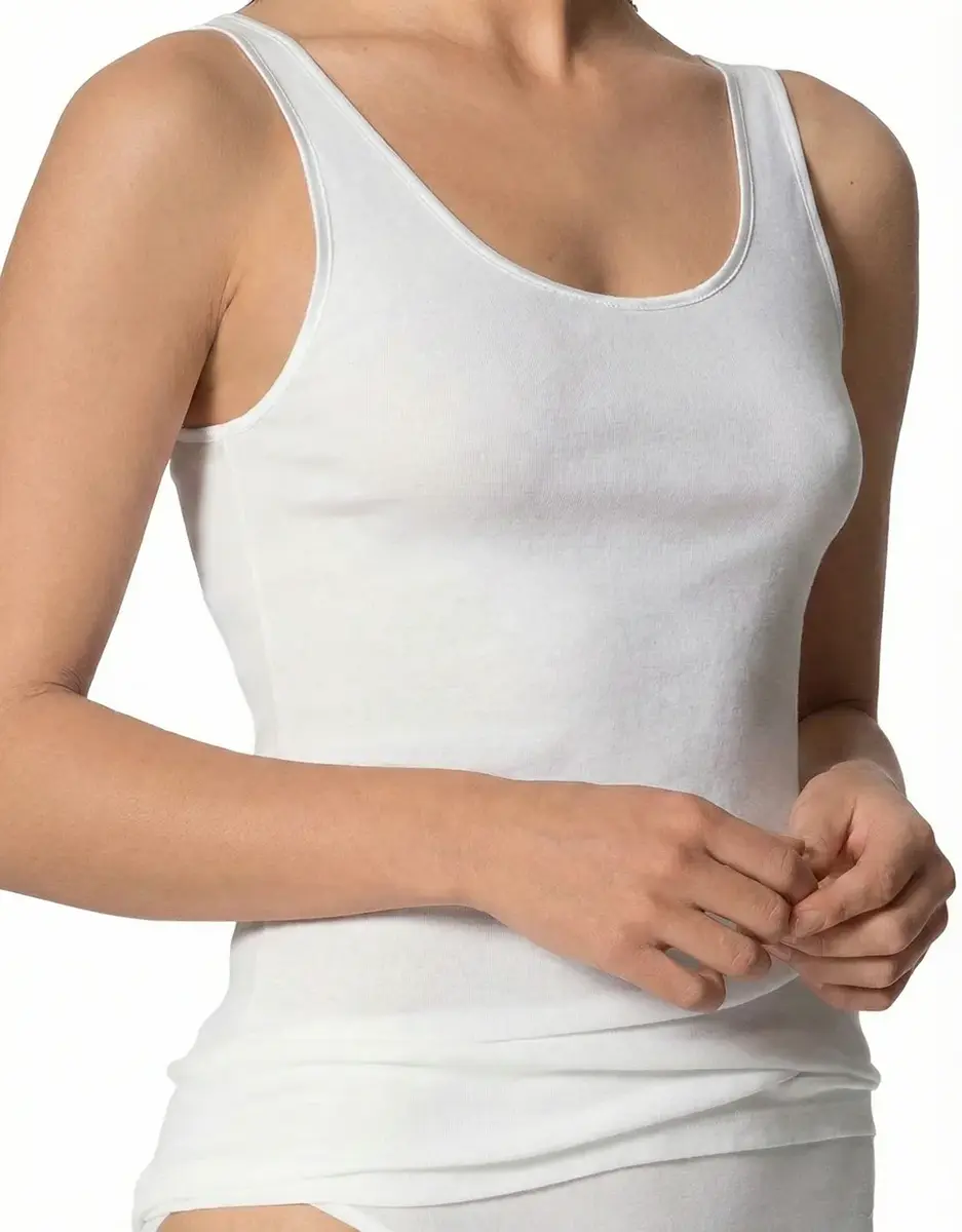 Beeren dames hemd Madonna - 100% Katoen - Dames onderhemd - Singlet - Brede bandjes - Hemdjes dames