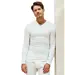 Ten Cate heren thermo shirt Lange mouw V-hals - Thermisch ondergoed heren warm - Wit