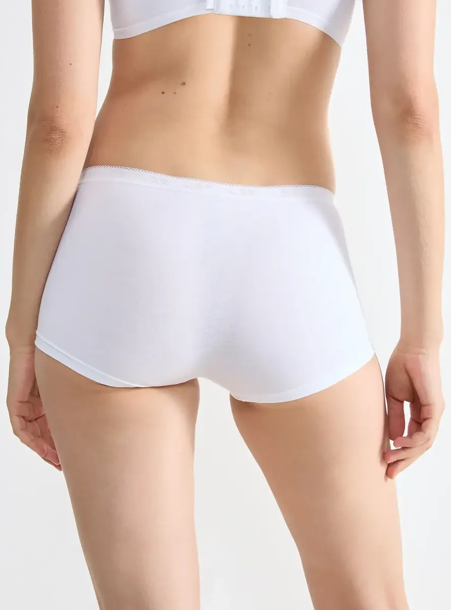 Sloggi Basic boxershort dames katoen - Vrouwen onderbroek kort pijpje Sloggi Basic boxershort dames katoen - Vrouwen onderbroek kort pijpje