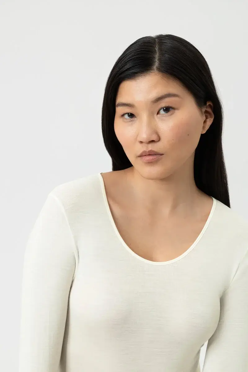 Mey dames thermo shirt Wol - Spencer - Lange mouw - Wollen thermo dames ondershirt ronde hals Mey dames thermo shirt Wol - Spencer - Lange mouw - Wollen thermo dames ondershirt ronde hals