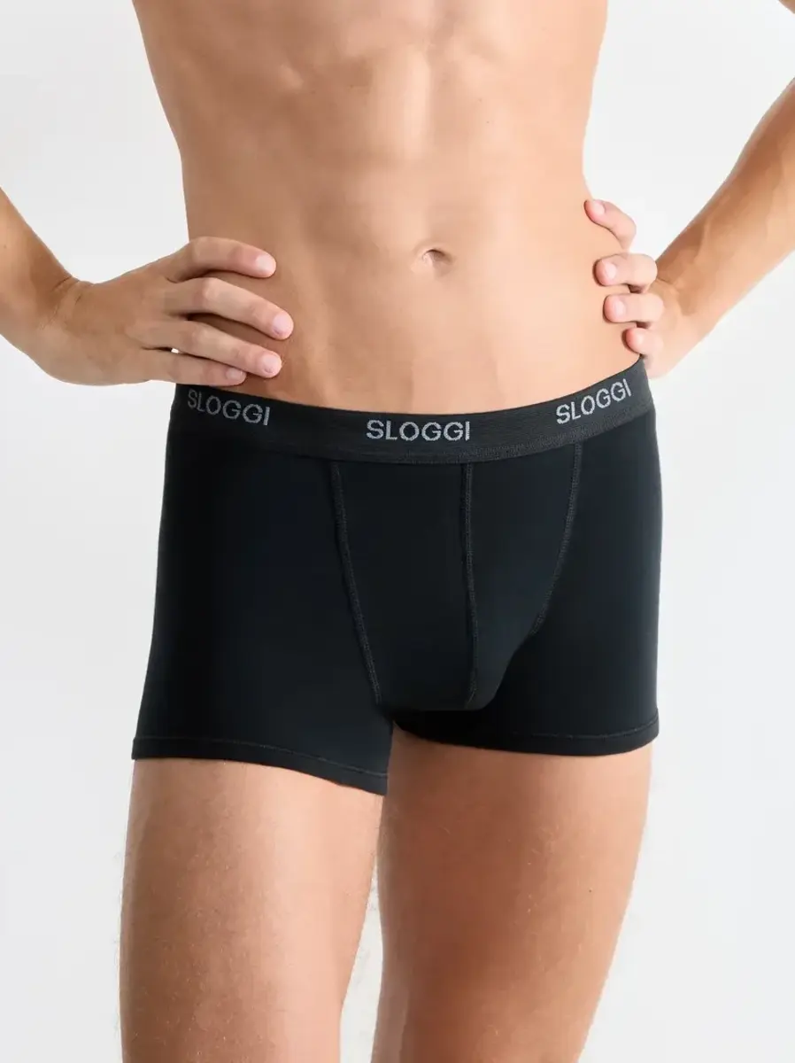 Sloggi heren Basic boxershort - Elastisch katoen - Sloggi ondergoed heren - Sloggi onderbroek
