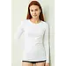 Ten Cate dames thermo shirt Lange mouw - Thermisch ondergoed dames - Ronde hals - Wit