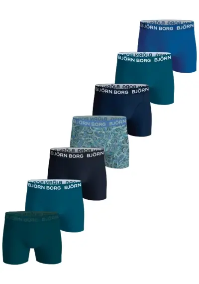 Bjorn Borg 7-Pack jongens boxershorts - Cotton stretch Bjorn Borg 7-Pack jongens boxershorts - Cotton stretch