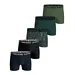 Bjorn Borg 5-Pack jongens  boxershorts - Cotton Stretch - Groen combi