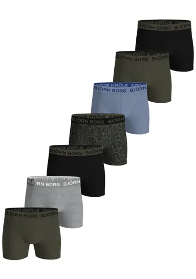 Bjorn Borg 7-Pack jongens boxershorts - Cotton stretch Bjorn Borg 7-Pack jongens boxershorts - Cotton stretch