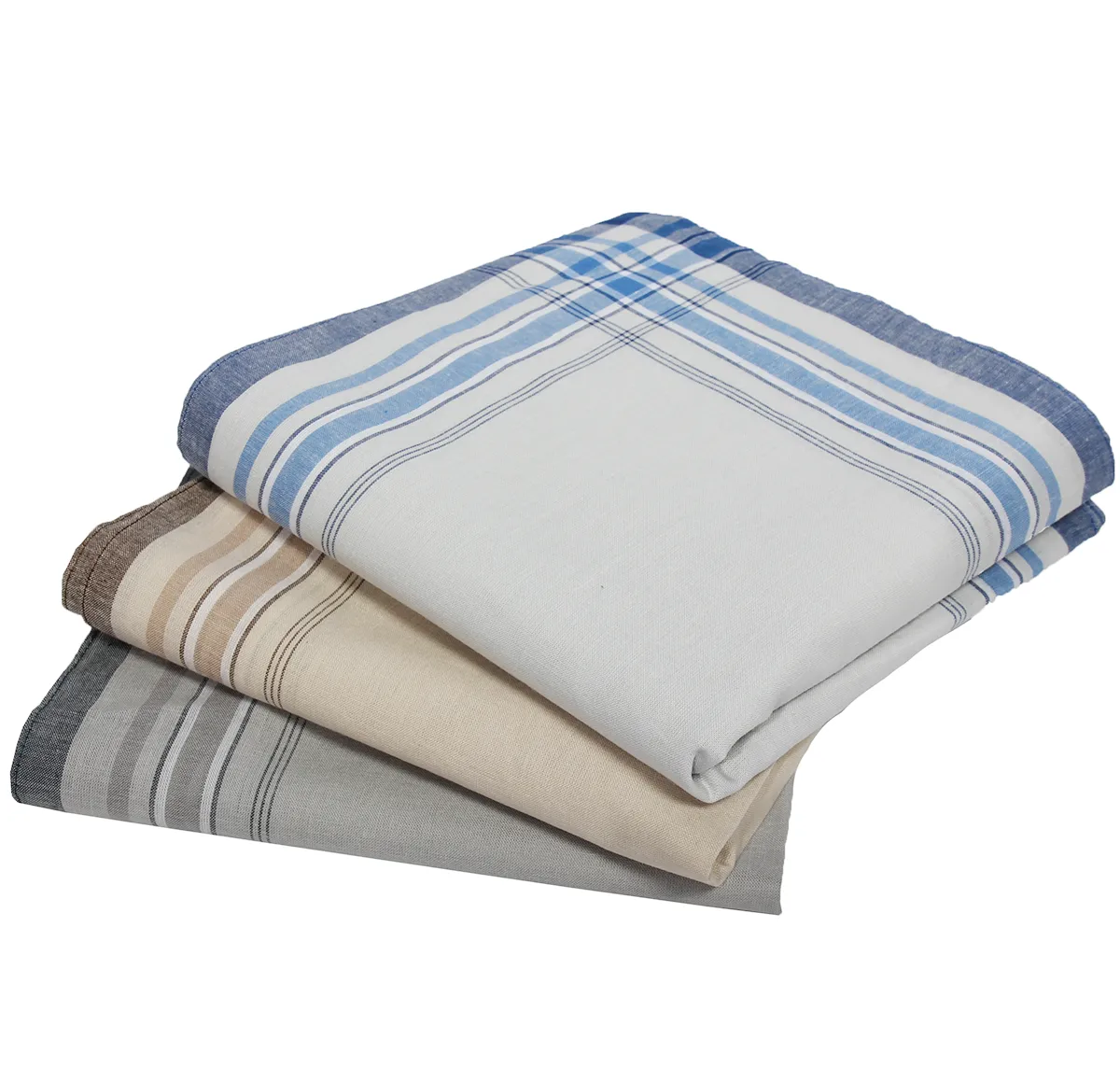 Tiseco 12 stuks heren zakdoeken - Blue Summer Tiseco 12 stuks heren zakdoeken - Blue Summer