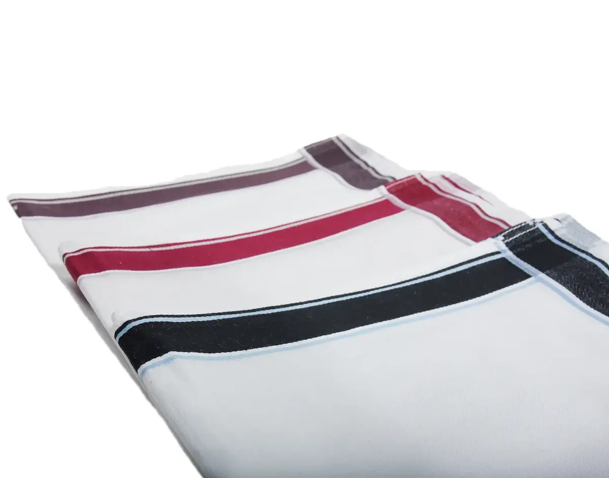 Tiseco 12 stuks Heren zakdoeken - Winter Jack - katoenen mannen zakdoeken