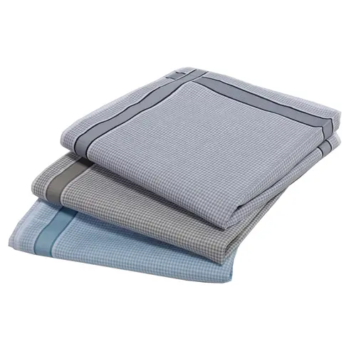 Tiseco 12 stuks Heren zakdoeken - Checkmate Tiseco 12 stuks Heren zakdoeken - Checkmate