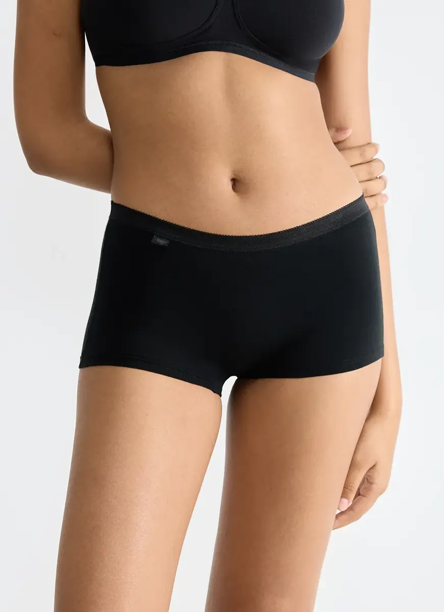 Sloggi Basic boxershort dames katoen - Vrouwen onderbroek kort pijpje Sloggi Basic boxershort dames katoen - Vrouwen onderbroek kort pijpje