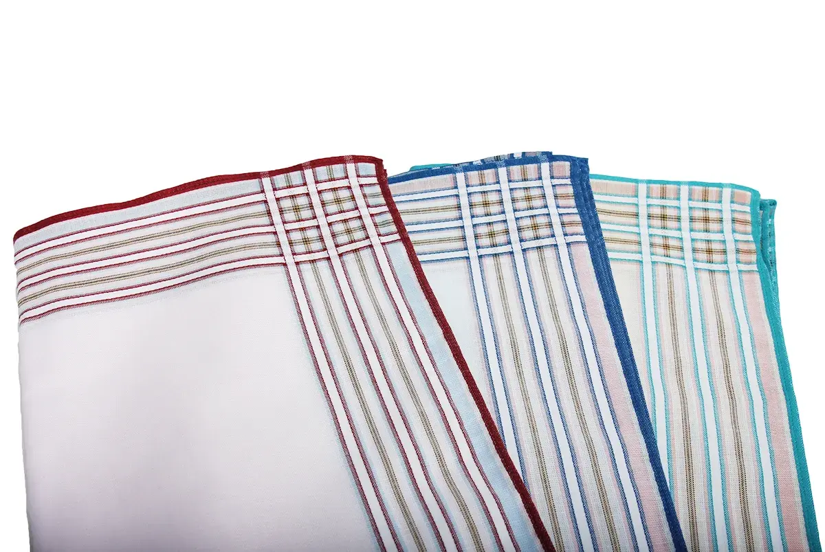 Tiseco 12 Stuks - Dames zakdoeken  1603  Lindsay