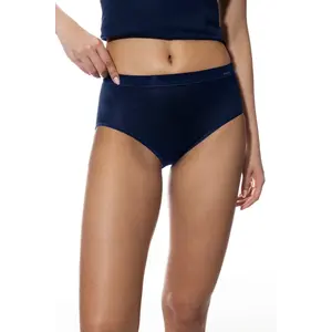 Mey Emotion - dames taille slip viscose - Comfortabele hoge dames onderbroek - Katoenen kruisje