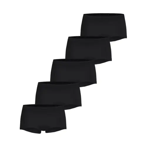 Bjorn Borg 5-pack dames boxershort- Zwart Bjorn Borg 5-pack dames boxershort- Zwart