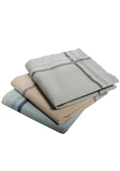 Swan 12 stuks Heren zakdoeken brede zoom Swan 12 stuks Heren zakdoeken brede zoom