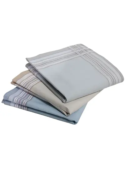 Tiseco 12 stuks Dikke katoenen Heren zakdoeken 1203 Tiseco 12 stuks Dikke katoenen Heren zakdoeken 1203