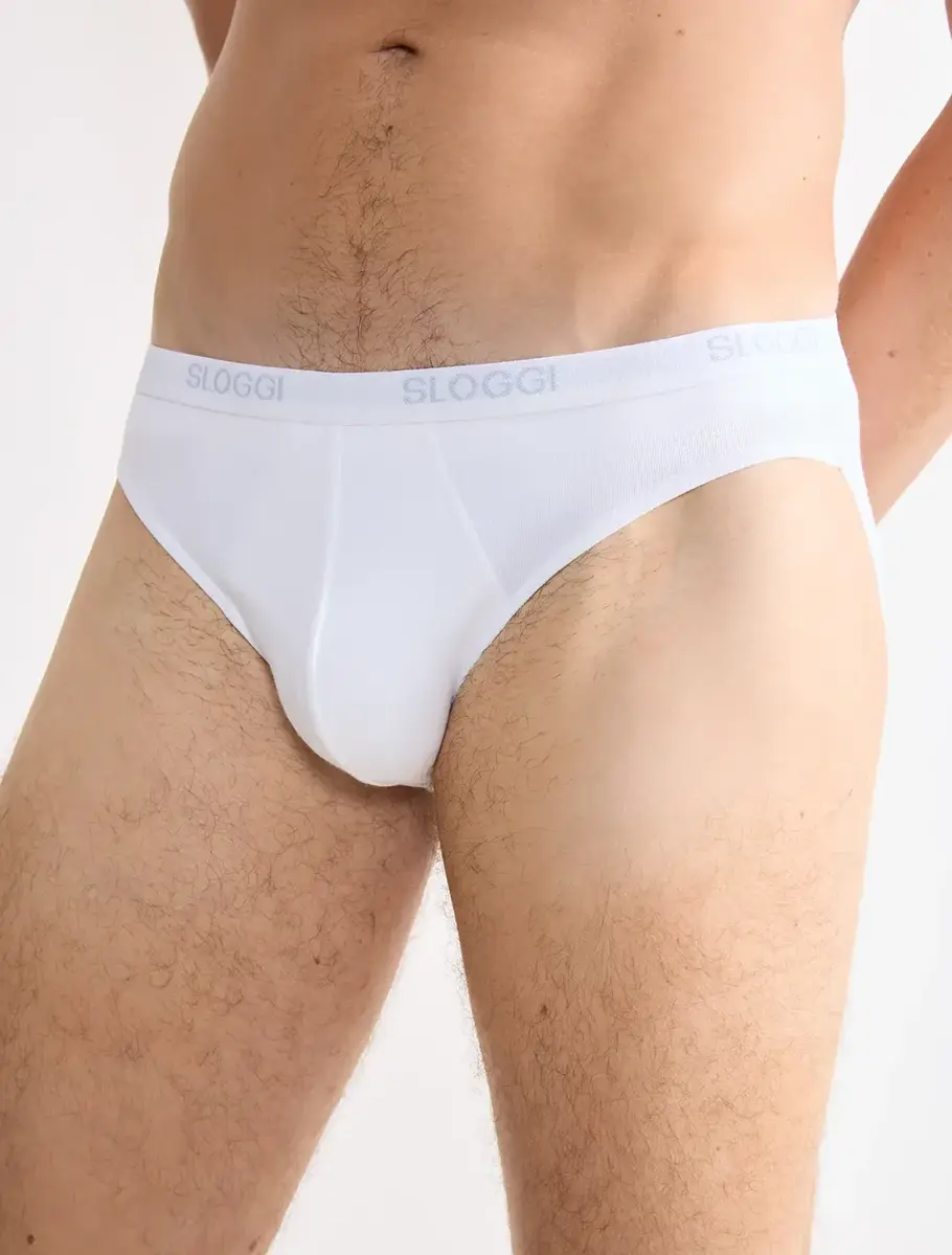 Sloggi Basic Mini Heren slip - Lage heren onderbroek katoen - Elastische band