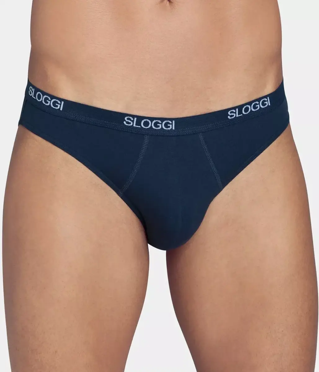 Sloggi Basic Mini Heren slip - Lage heren onderbroek katoen - Elastische band