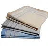 Tiseco 12 stuks Heren zakdoeken - Happy Stripe - Stoffen zakdoeken